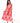 Frank Lyman Red & Pink Pleated Dress