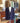 Reporter Navy and Rust check blazer