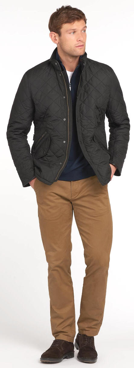 Barbour powell 2024 quilted jacket sage