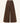 Brax Chocolate Melli Wide Leg Linen Trousers