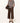 Brax Chocolate Melli Wide Leg Linen Trousers