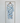 Herzen’s Angelegenheit Denim Multi Feathers Silk Dress