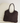 Yerse Leather Chocolate Check Bag
