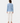 Alan Paine Uma Cotton Cashmere Open Placket Jumper In Steel Blue