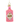 Pink Gin Bottle Glass Ornament