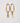 Twinset Milano Asymmetric Earrings with Pearl and Oval T