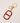 Twinset Milano Keyring with Enamelled Oval T