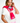 POM Amsterdam Leaf It Pink Shawl