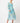 Once Was Elysian Azure Arcadia Print Silk Dress